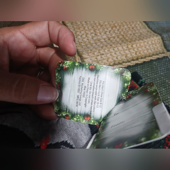 FRIENDS Gray Socks with Black Dog Design - Picture 7 of 8